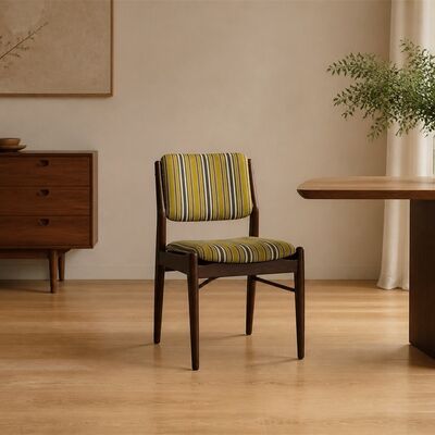 Mid-Century Upholstered Back Dining Chair CYC-065